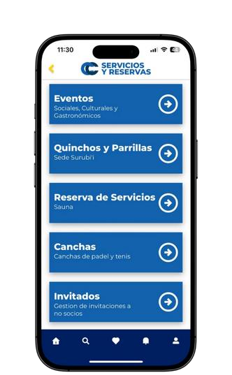 Reservas y servicios